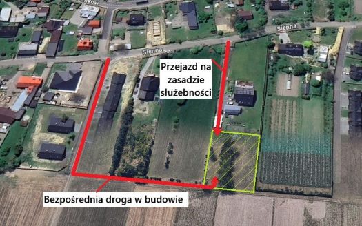 Prostokątna działka  w Super Cenie!