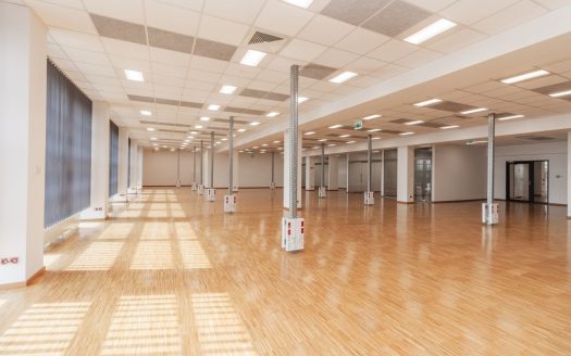 Powierzchnia biurowa z open space | podział