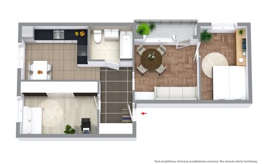 0% Prowizji| 3 Pokoje | Zamknięte osiedle | Balkon